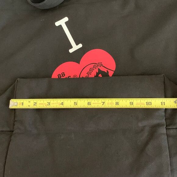 Hawaii 88Tees Original Rare Vintage Large Black Tote Yaya and Heart - Picture 7 of 8